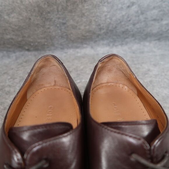 Cole Haan Mens  Brown Leather Lace up Oxfords 8M Casual Dress shoes Office s-l400.jpg main image 2